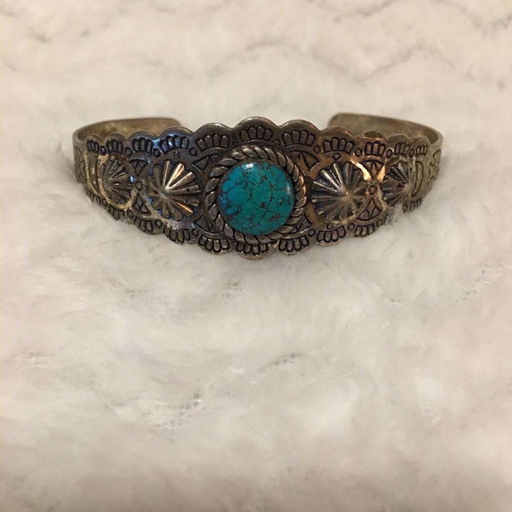 🛑❌SOLD🛑❌Vintage Sancrest SilverTurquoise - Picture 2 of 5